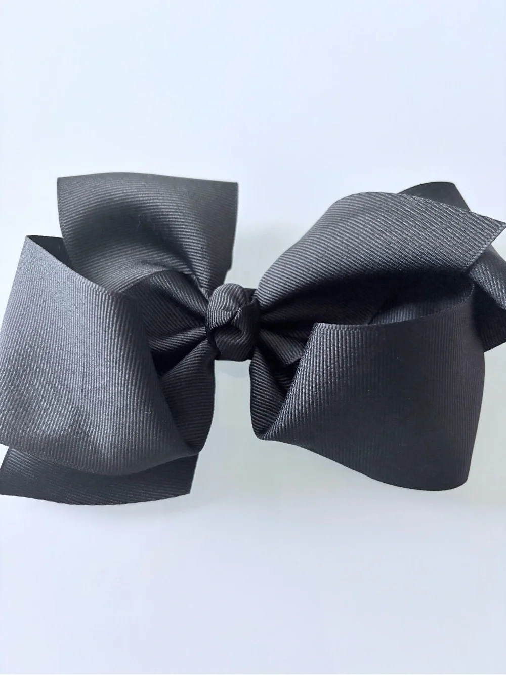 Wee Ones Ribbon Hair Bows - Pink, Hot Pink & Black 3pcs